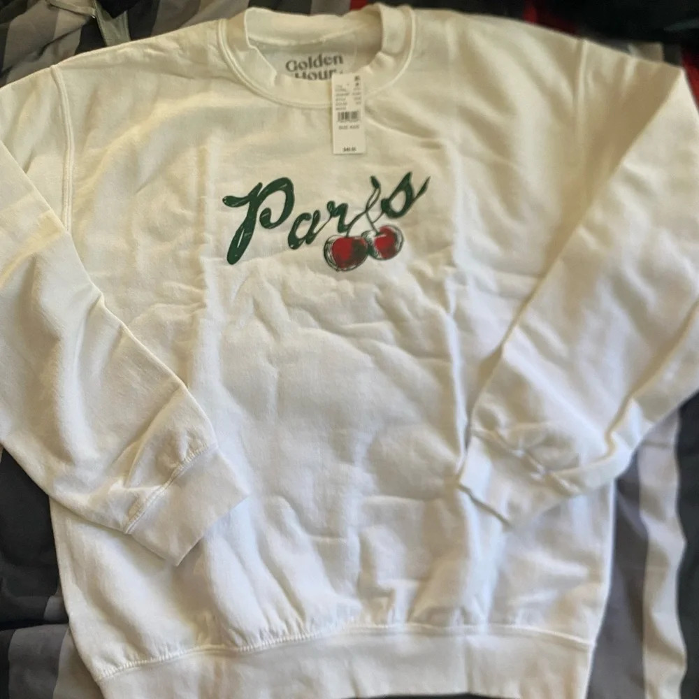 PacSun Cherry Paris Crewneck